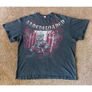 Popeye MMA Armed & Loaded 2011 T-shirt Men's XL Black Short Sleeve